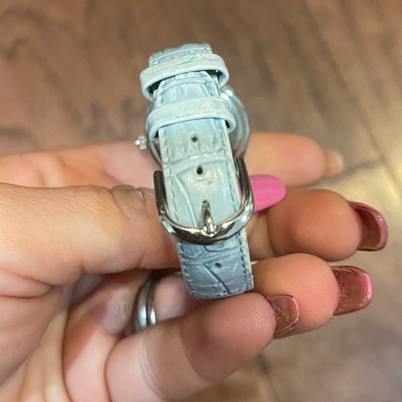 Anne Klein II Stainless Steel Quartz Blue Watch - Picture 3 of 7